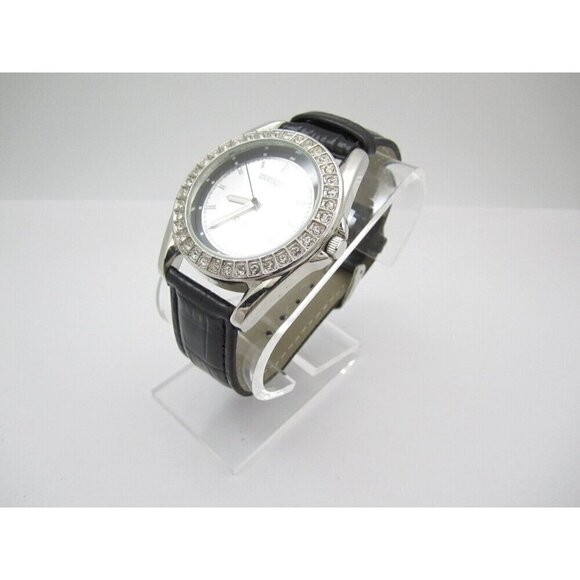 Women Manhattan by Croton Quartz Analog 39mm Round Watch (G732) "New Battery" - Picture 7 of 10